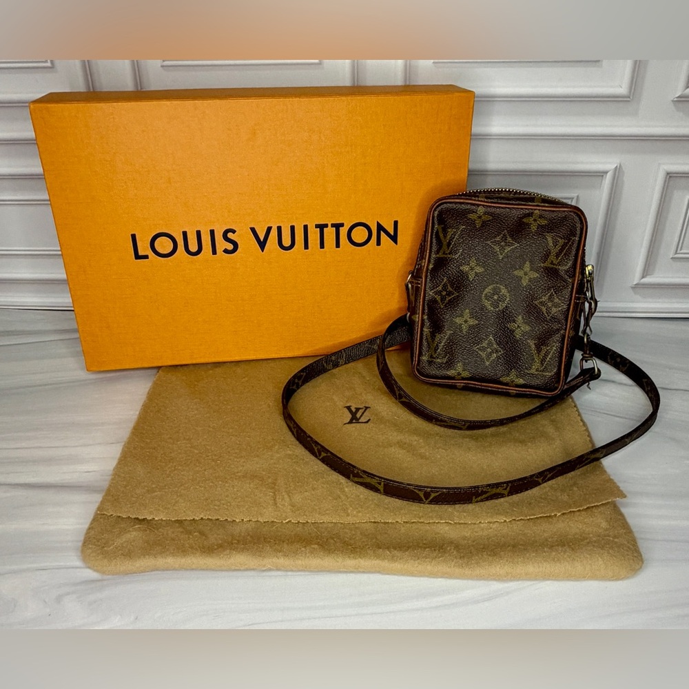 Louis Vuitton Monogram Mini Crossbody Bag | Vintage | Full Set With COA | Rare